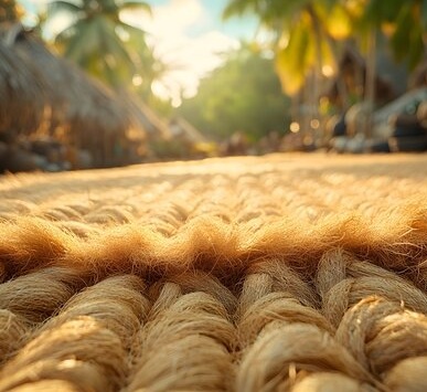 Durable Natural Coir Fibre from Coconut Husk High-quality coir fibre for industrial and agricultural uses