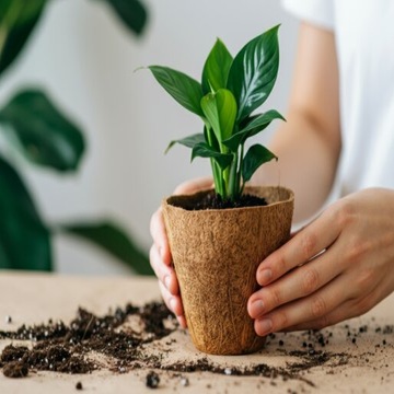 Eco-friendly Biodegradable Coir Pots Natural coir pots for sustainable gardening